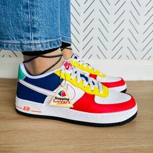 ⭐Rare Nike Air Force 1 Low LV 5.5Y Big Kids Shoes White Red Sneaker FN6980-657⭐